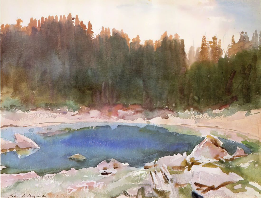 The Daughters of Edward Darley Boit Print: A Masterpiece of American Portraiture - Lake in the Tyrol by John Singer Sargent
