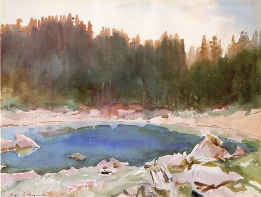 The Daughters of Edward Darley Boit Print: A Masterpiece of American Portraiture - Lake in the Tyrol by John Singer Sargent