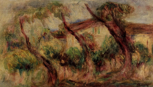 The Enduring Allure of a Painting by Pierre-Auguste Renoir: A Curator's Guide to His Masterpieces - In the Garden of Collettes at Cagnes by Pierre-Auguste Renoir