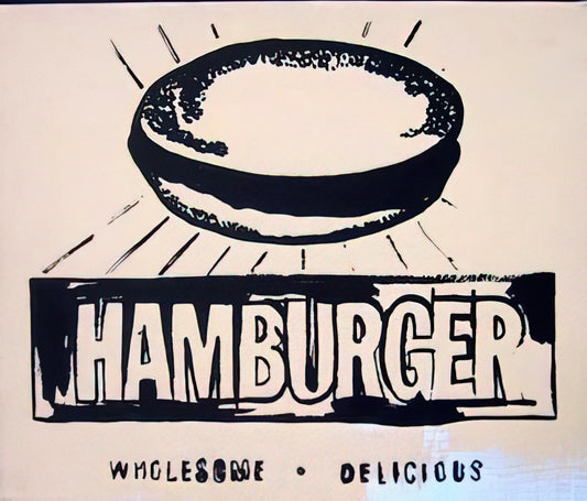 The Enduring Allure of the Andy Warhol Torso Poster: A Pop Art Icon for Modern Spaces - Hamburger  beige  by Andy Warhol
