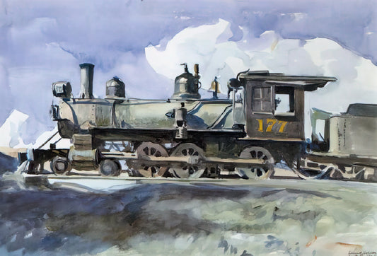 The Enduring Legacy of Edward Hopper: The Nighthawk Painting Artist - D. and R. G. Locomotive by Edward Hopper