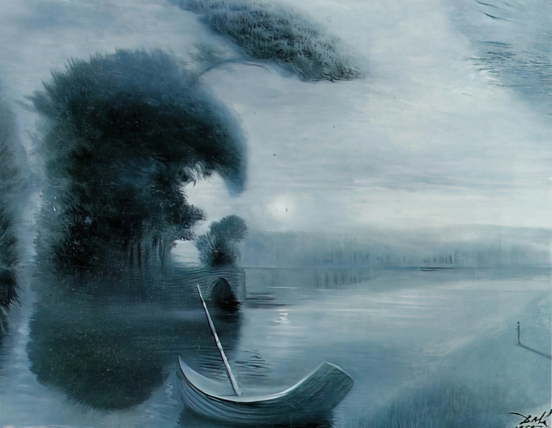 The Enduring Legacy of Salvador Dalí Works: A Deep Dive into His Surreal Masterpieces - METAMORPHOSIS OF HITLER S FACE INTO A MOONLIT LANDSCAPE WITH ACCOMPANIMENT by Salvador Dali