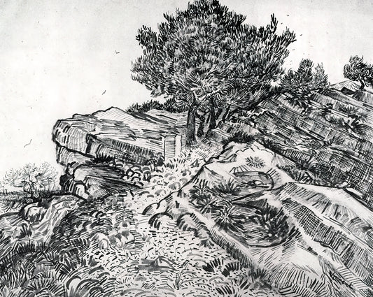 The Enduring Power of a Landscape from Saint-Rémy: Van Gogh's Provencal Masterpieces - Montmajour by Vincent van Gogh