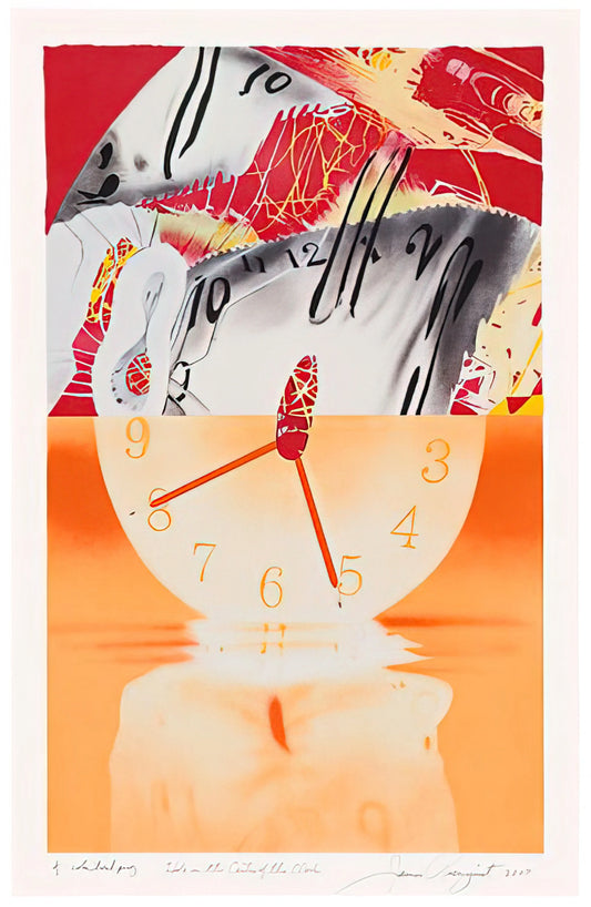 The Enduring Resonance of the James Rosenquist Lithograph: A Pop Art Legacy - Hole in the Center of the Clock by James Rosenquist