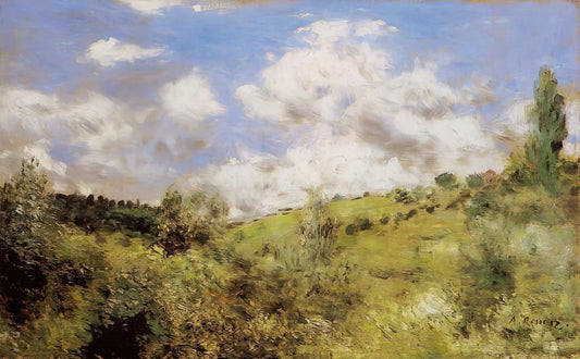 The Enduring Splendor of Renoir's Late Paintings: A Celebration of Form and Sensuality - Strong Wind Gust of Wind by Pierre-Auguste Renoir