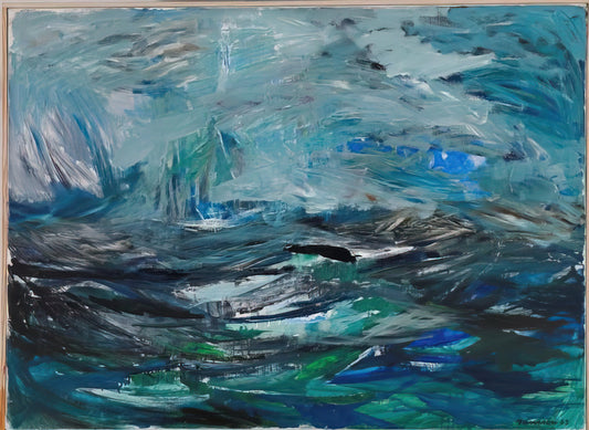 The Finn Family Moomintroll: Tove Jansson's Enduring Artistic Legacy - Abstract Sea - 1963 by Tove Jansson