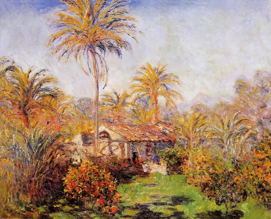 The Grandeur of Monet's Water Lilies: An Immersion at L'Orangerie Museum - Small Country Farm in Bordighera by claude monet