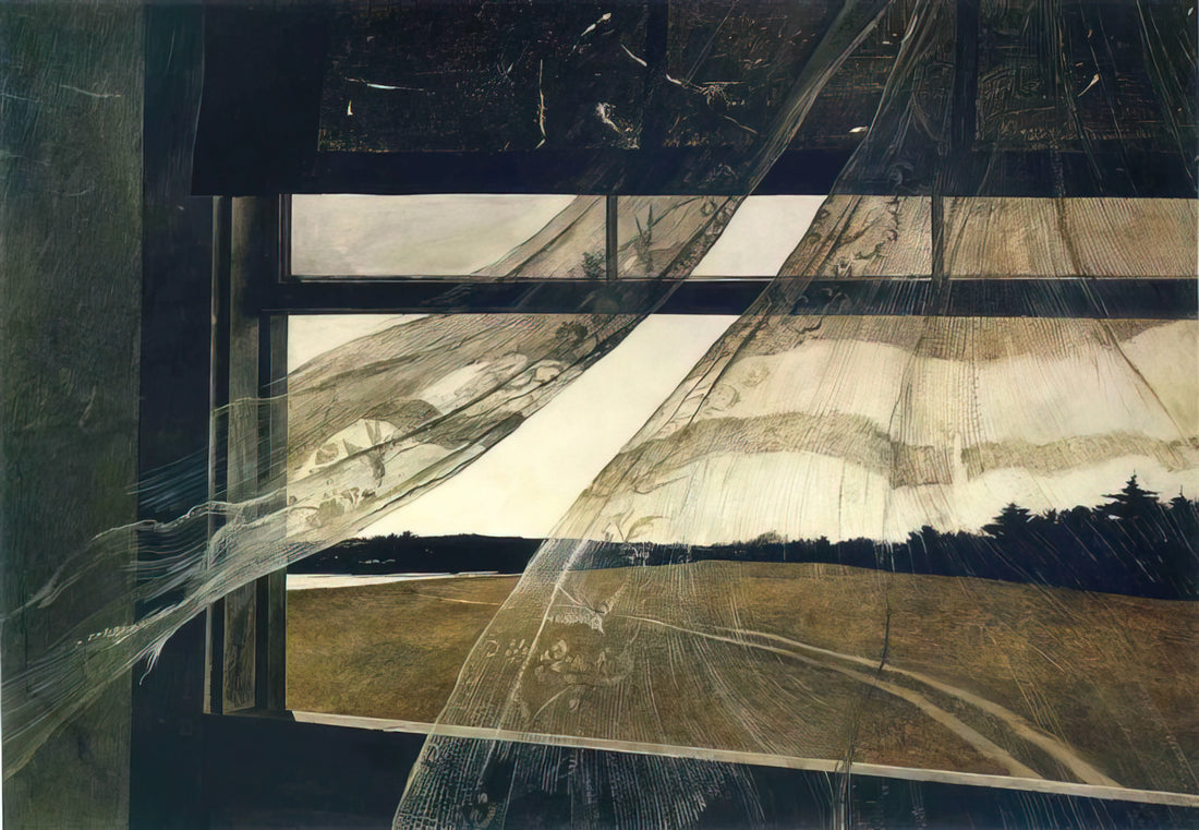 The Helga Pictures: Andrew Wyeth's Secret Masterpieces Revealed - WIND FROM THE SEA 1947 by Andrew Wyeth