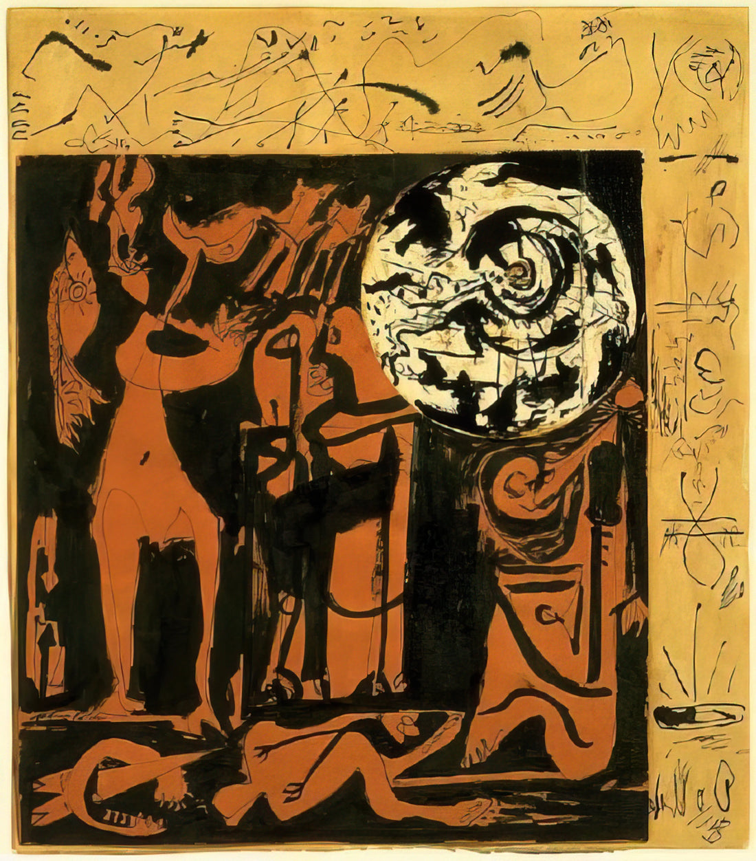 The Jackson Pollock Collection: A Guide to the Abstract Expressionist's Revolutionary Art - UNTITLED 3 by Jackson Pollock