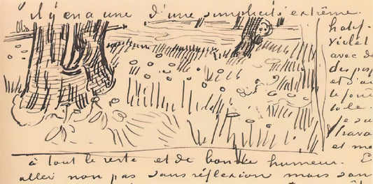 The Langlois Bridge: Vincent van Gogh's Provençal Masterpiece and Its Enduring Legacy - Field of Grass with Dandelions and Tree Trunks by Vincent van Gogh