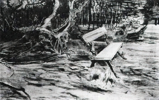 The Letters of Vincent van Gogh: An Intimate Window into the Artist's Soul - Bench in a Wood by Vincent van Gogh