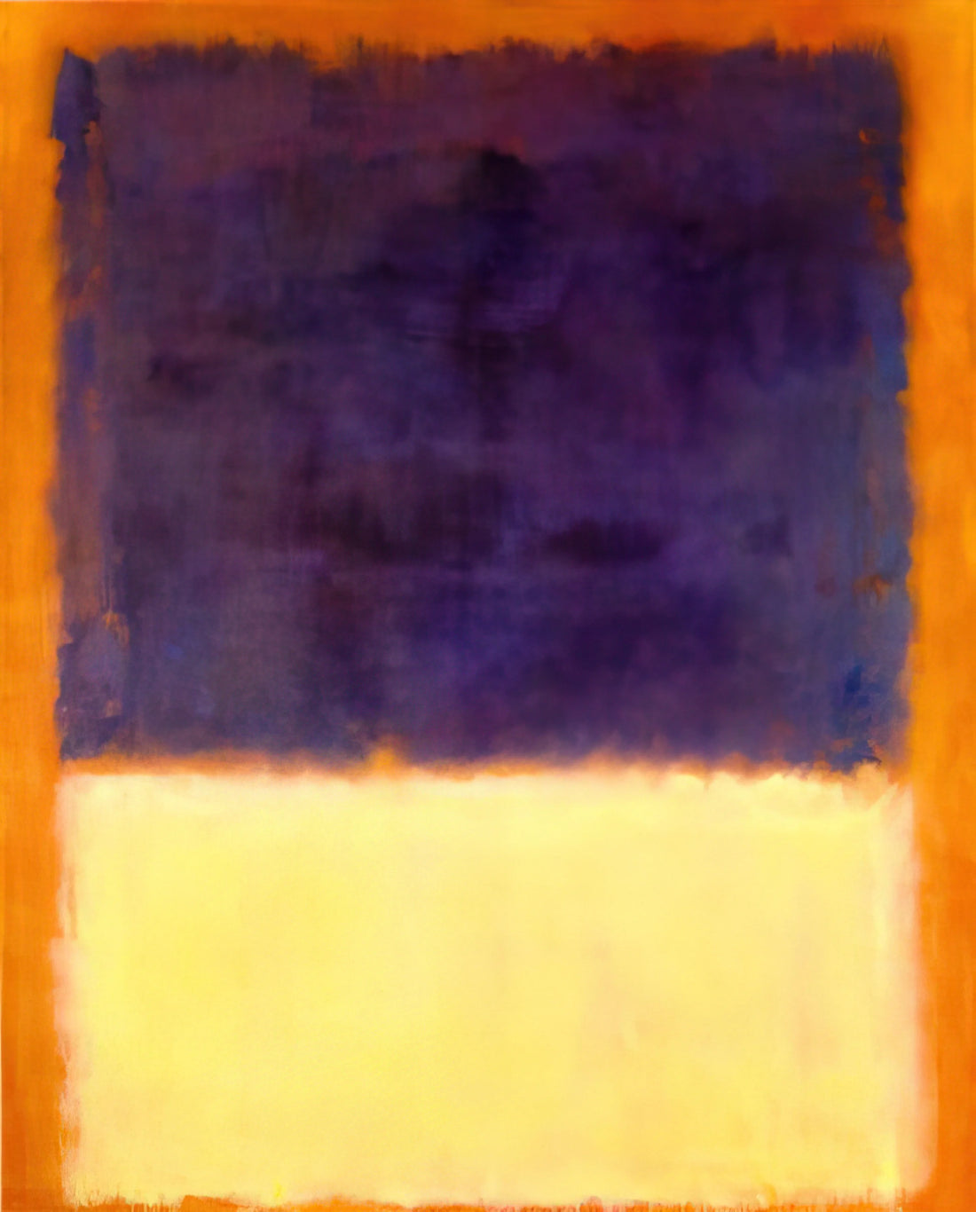 The Luminous Legacy of American Masters: Mark Rothko's Enduring Vision - Red, Orange, Tan and Purple - 1954 by Mark Rothko