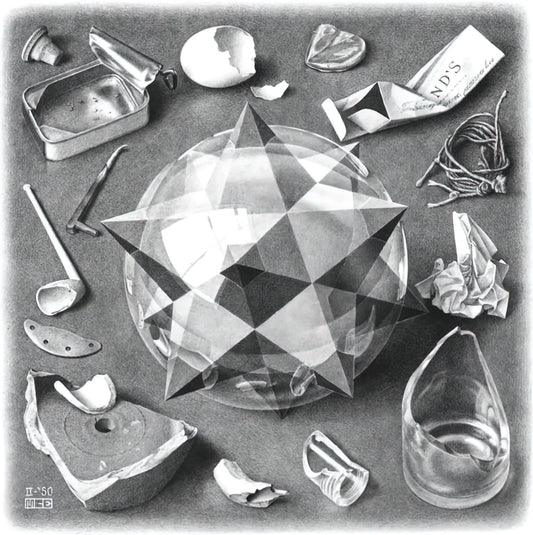 The MC Escher Collection: Exploring the Mind-Bending Universe of a Graphic Genius - CONTRAST ORDER AND CHAOS by MC Escher