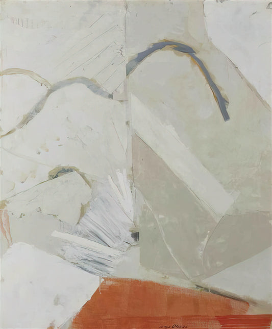 The Meditative Abstractions of Kenzo Okada Artwork: A RedKalion Perspective - Untitled - 1960 by Kenzo Okada