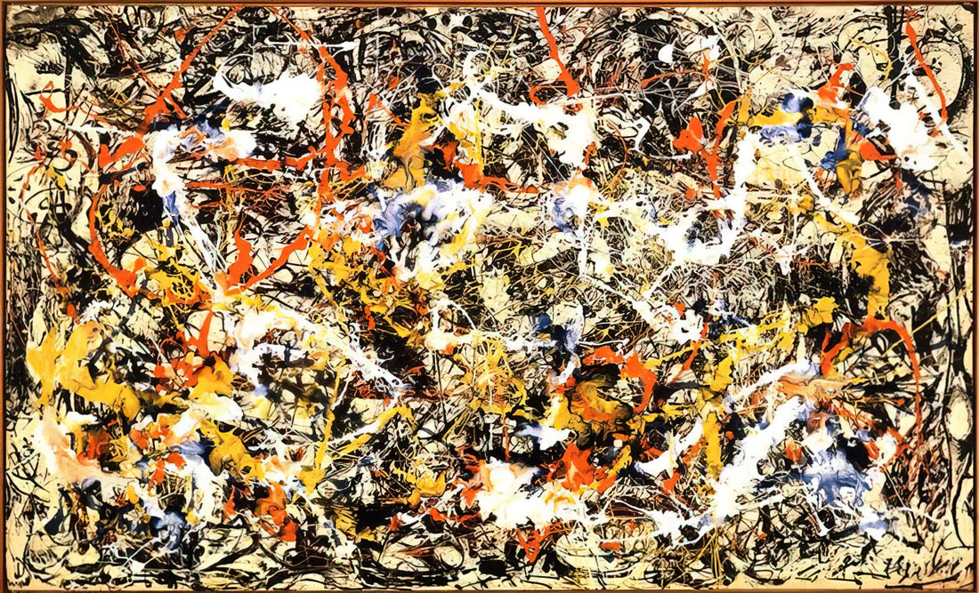 The Most Famous Jackson Pollock Paintings: A Curator's Guide to His Iconic Drip Masterpieces - CONVERGENCE 1952 by Jackson Pollock