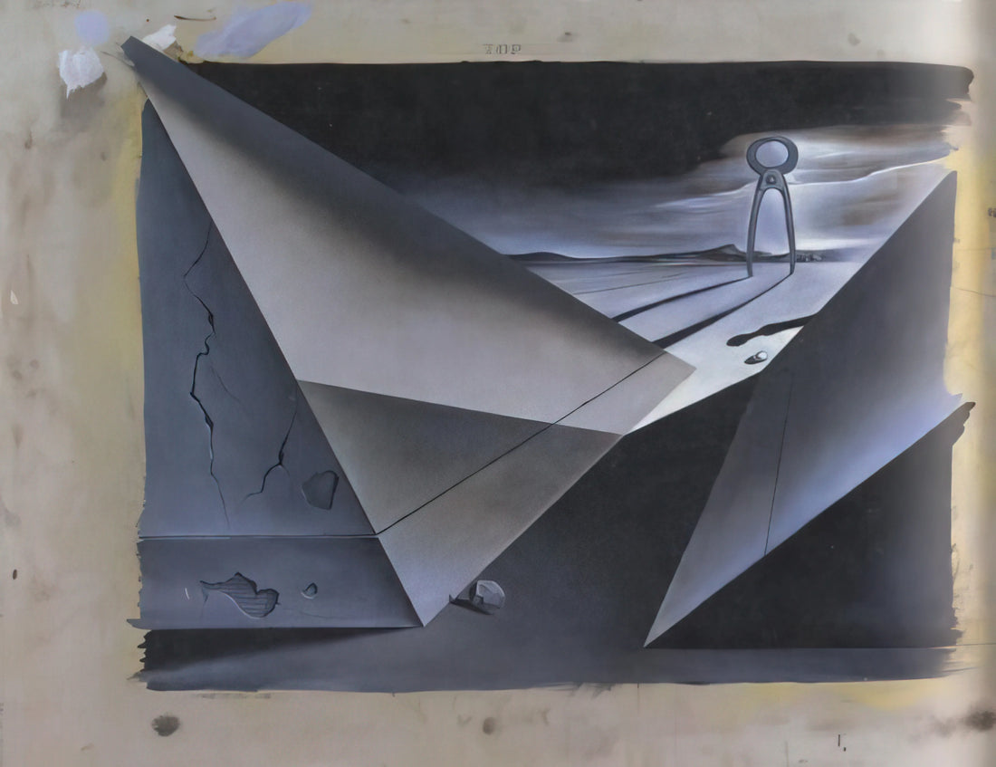 The Persistence of Memory Canvas: Decoding Salvador Dalí's Iconic Masterpiece - DESIGN FOR THE FILM SPELLBOUND 2 by Salvador Dali