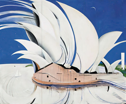 The Pursuit of Brett Whiteley Original Art for Sale: Navigating the Market for Australia’s Most Lyrical Visionary - Opera House - 1982 by Brett Whiteley