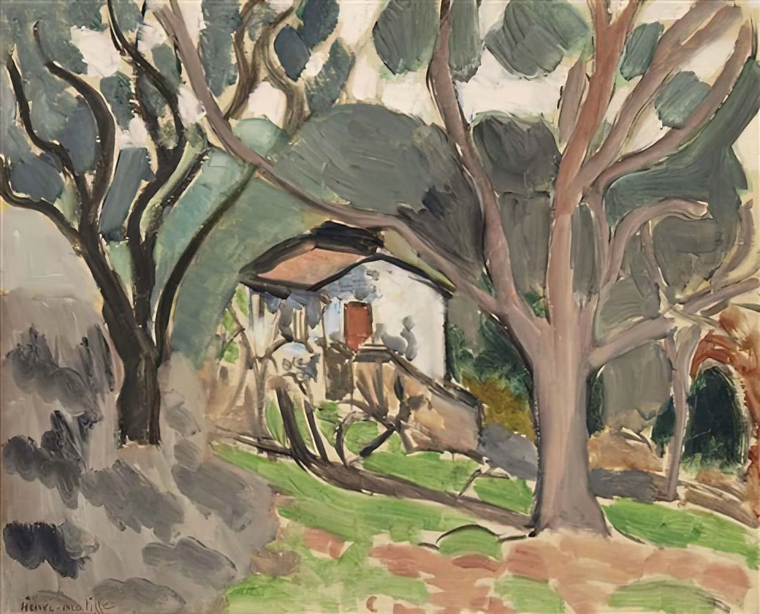 The Revolutionary Art of Henri Matisse: A Journey Through Color, Form, and Modern Mastery - LA MAISONNETTE 1919 by Henri Matisse