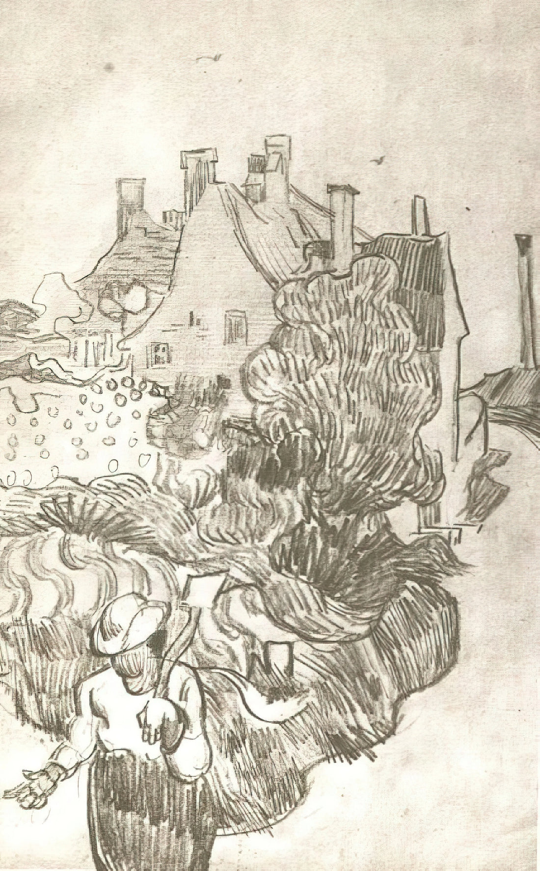 The Sower Painting: A Timeless Symbol of Labor, Hope, and Artistic Evolution - A House at Auvers by Vincent van Gogh