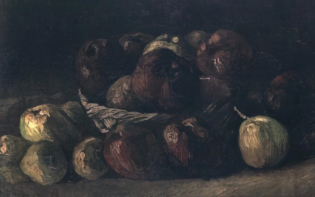 The Starry Night Poster: A Guide to Van Gogh's Masterpiece in Print - Still life with a basket of apples by Vincent van Gogh