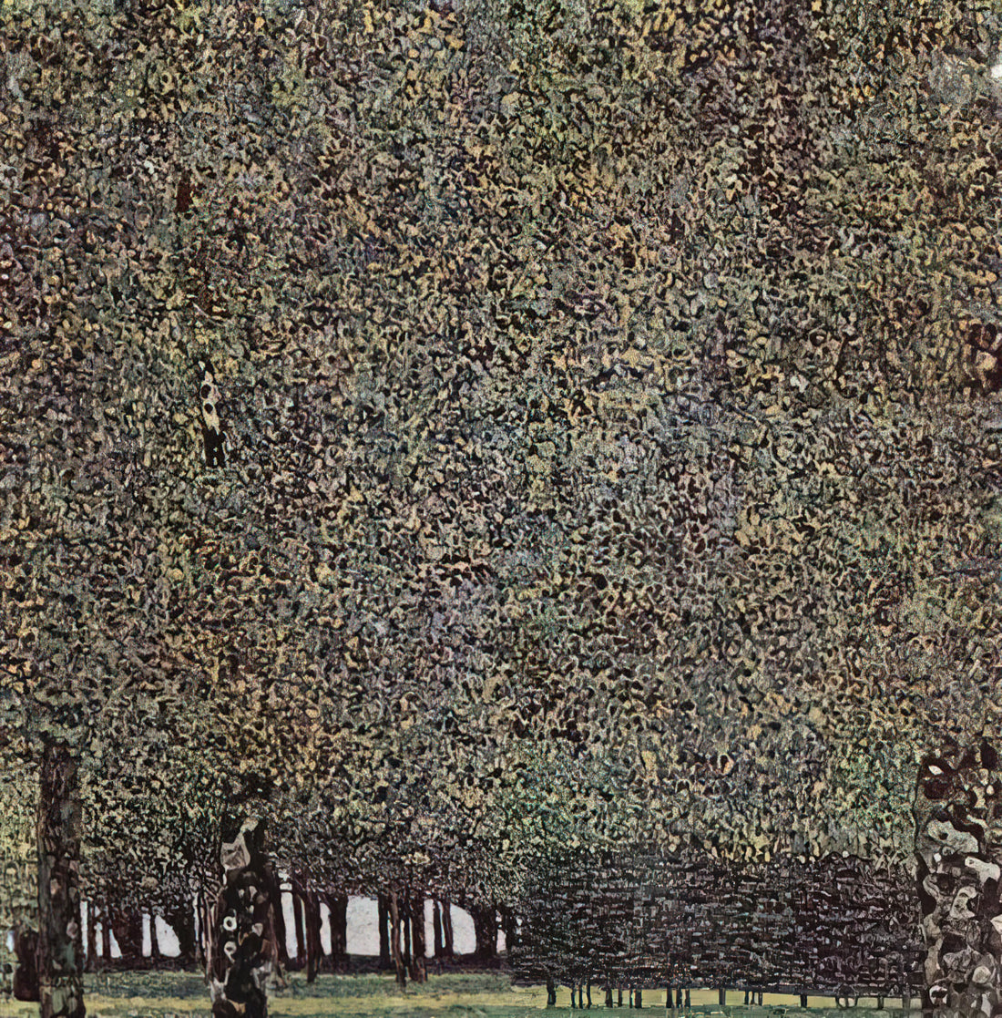The Three Ages of Woman Print: A Guide to Klimt's Masterpiece of Life's Journey - PARK 1910 by Gustav Klimt