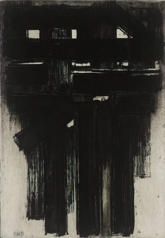 The Unfathomable Depths of Black: Exploring the Art of Pierre Soulages - Untitled Intaglio - 1956 by Pierre Soulages