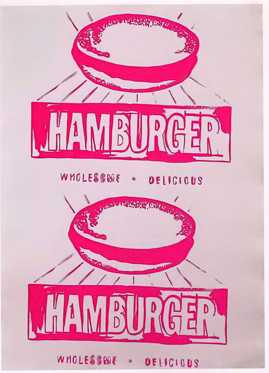 The Velvet Underground & Andy Warhol Poster: A Definitive Guide to the Iconic Pop Art Collaboration - Double Hamburger by Andy Warhol