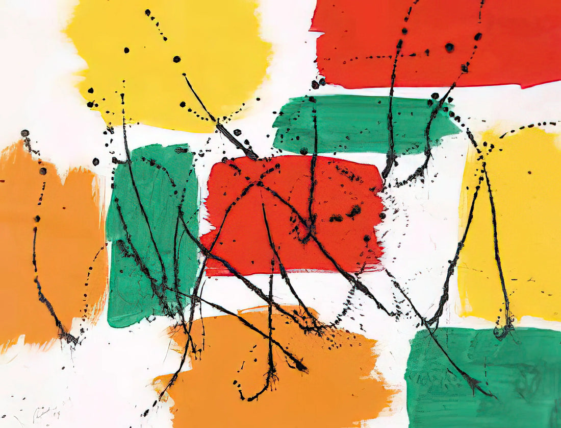 The Vibrancy of Space: A Connoisseur's Guide to Marcel Barbeau Reproductions - Reflets Printanieres by Marcel Barbeau