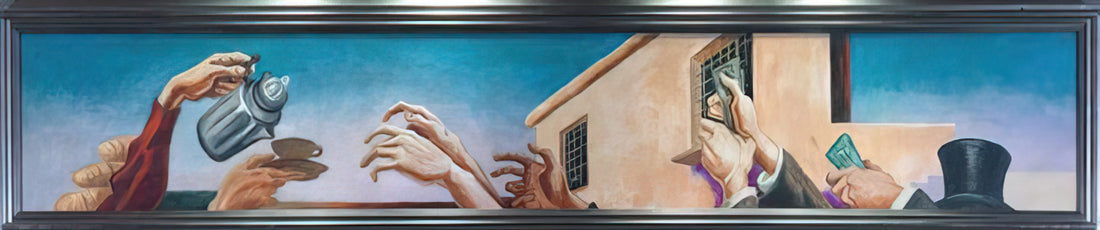 Thomas Hart Benton Paintings: The American Regionalist Master's Vision - OUTREACHING HANDS 1931 by Thomas Hart Benton