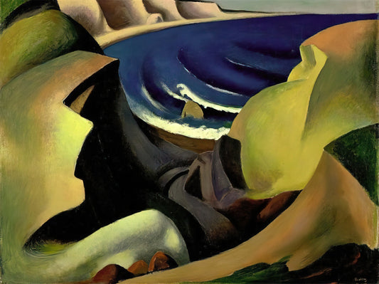 Thomas Hart Benton Prints: A Collector's Guide to Regionalist Masterpieces - THE CLIFFS 1921 by Thomas Hart Benton