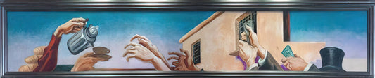 Thomas Hart Benton's Truman Library Murals: A Masterpiece of American History Painting - OUTREACHING HANDS 1931 by Thomas Hart Benton