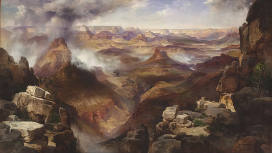 Thomas Moran Landscape Paintings: The Artist Who Defined the American West - Grand Canyon of the Colorado River by Thomas Moran