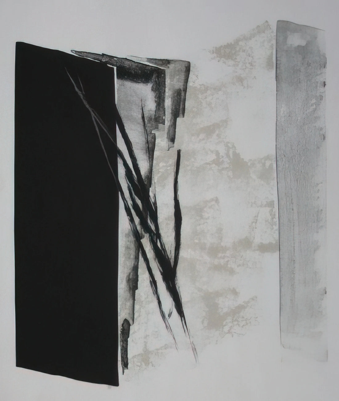 Toko Shinoda Acrylic Print: A Modern Master's Legacy in Contemporary Art - Kasanari - Abstract Expressionism by Toko Shinoda