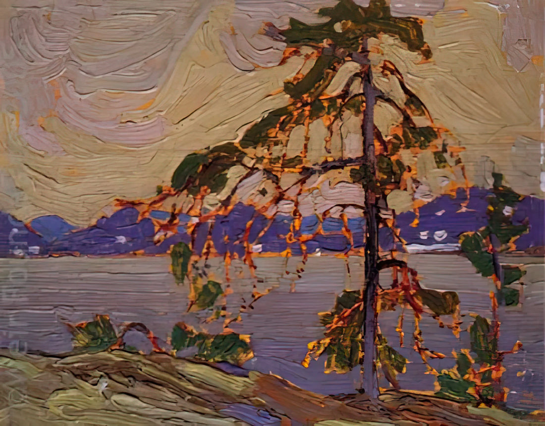 Tom Thomson Framed Prints for Sale: Curating the Canadian Wilderness - SKETCH FOR THE JACK PINE 1916 by Tom Thomson