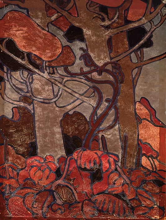 Tom Thomson Numbered Prints: Collector's Guide to Limited Edition Canadian Art - FOREST UNDERGROWTH I 1916 by Tom Thomson