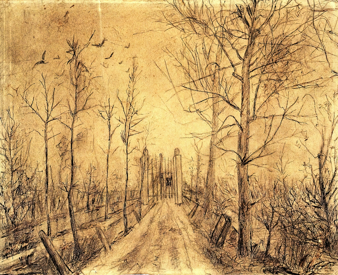 Undergrowth with Two Figures: Vincent van Gogh's Final Masterpiece of Nature and Solitude - Driveway by Vincent van Gogh