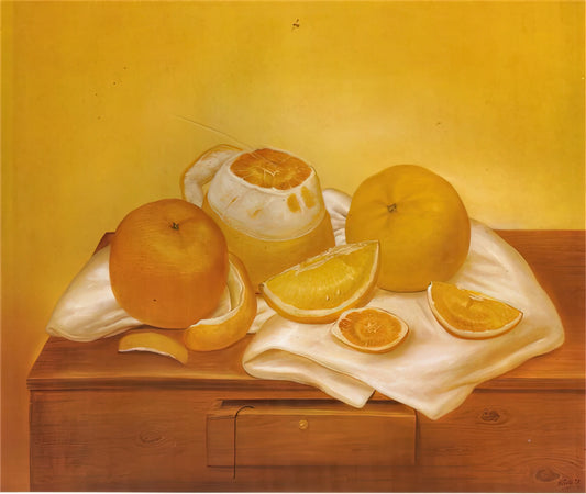 Understanding Fernando Botero Art Price: A Collector's Guide to Value, Investment, and Accessibility - ORANGES by Fernando Botero