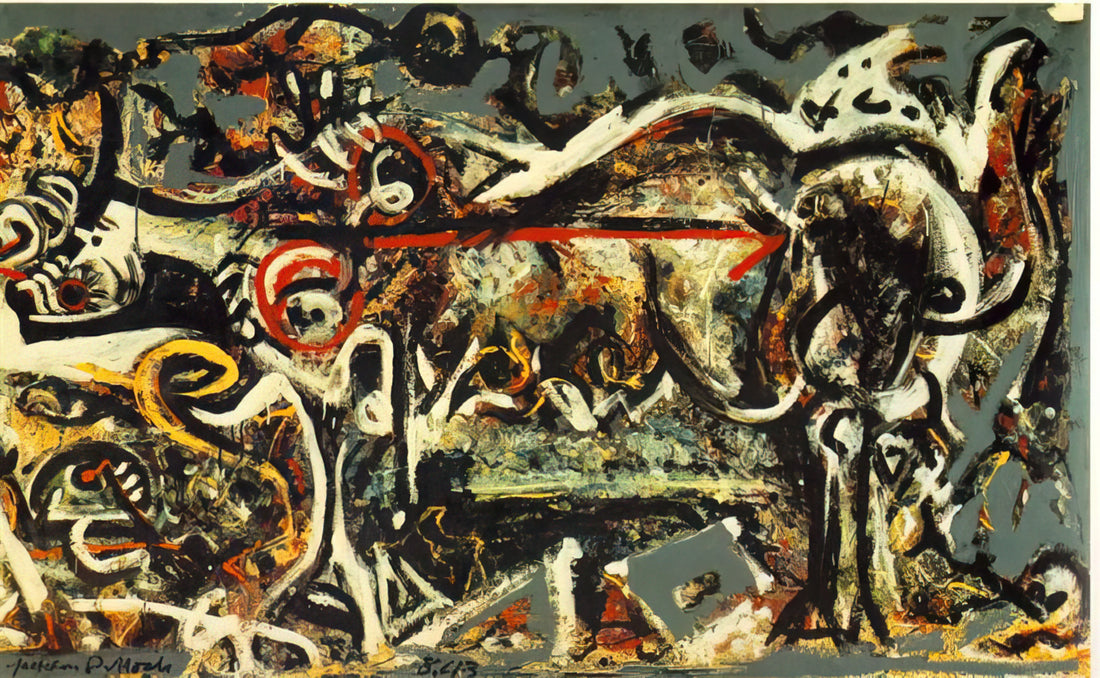 Understanding Jackson Pollock Art Cost: A Collector's Guide to Value, Authenticity & Investment - THE SHE WOLF by Jackson Pollock