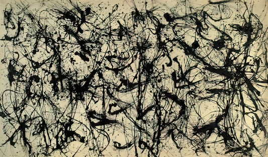 Unearthing the Foundations: A Deep Dive into Jackson Pollock's Early Drawings - NUMBER 32 1950 by Jackson Pollock