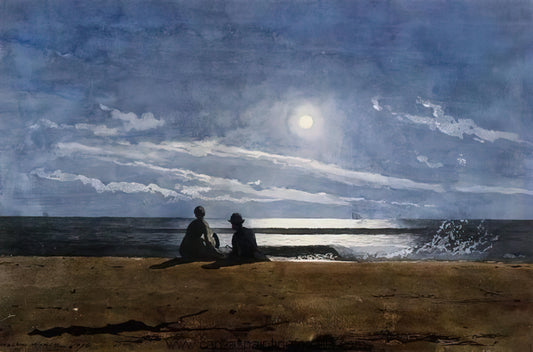 Unveiling the Artistic Legacy of Henrietta Benson Homer: More Than Just a Mother - MOONLIGHT by Winslow Homer