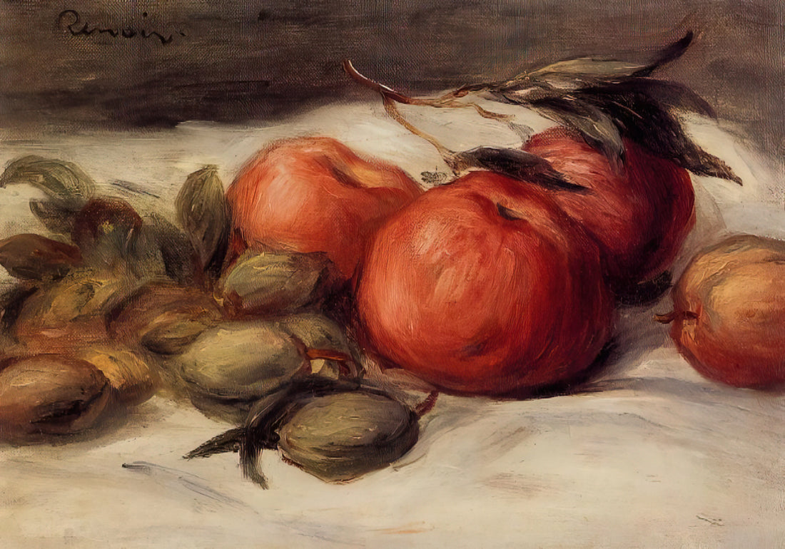 Unveiling the Masterpiece: Exploring Renoir's Most Expensive Painting and Its Enduring Legacy - Still Life with Apples and Almonds by Pierre-Auguste Renoir