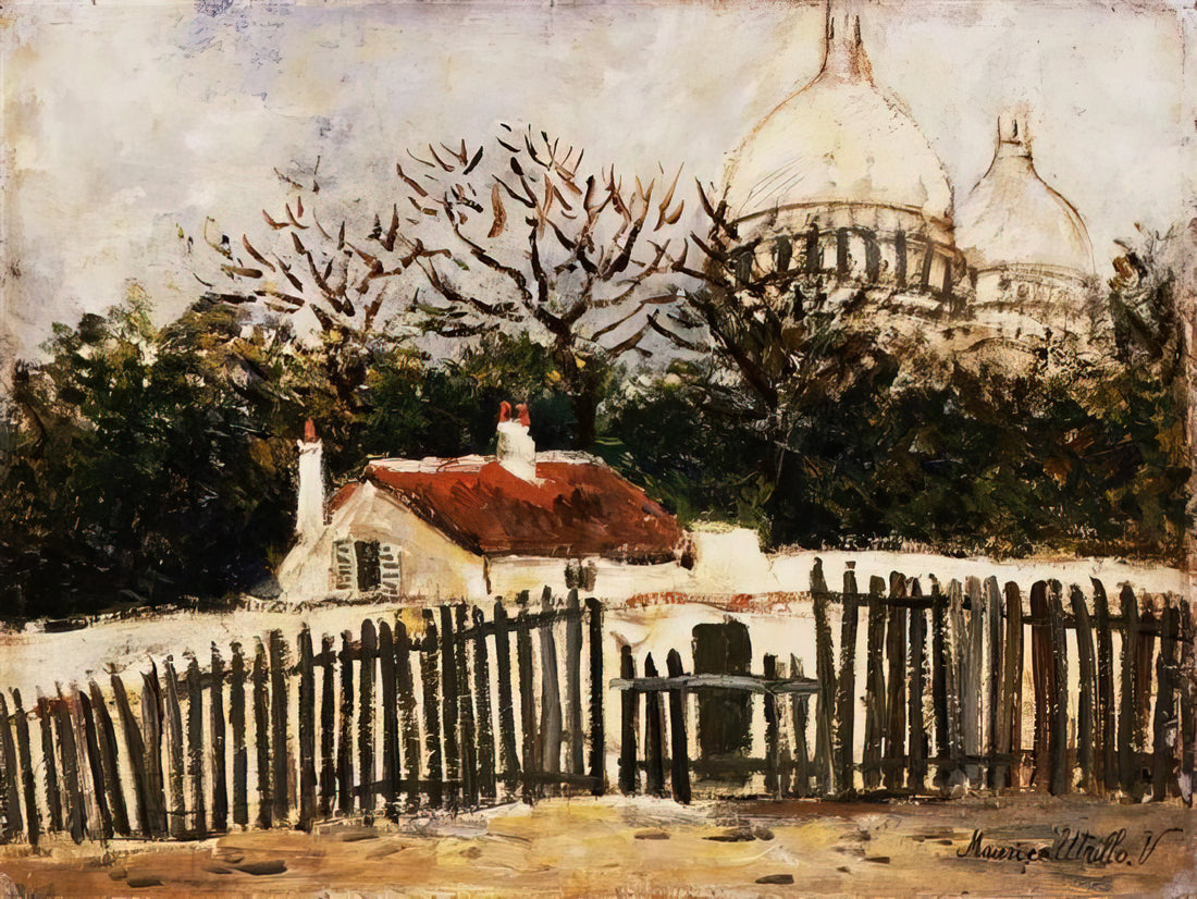 Utrillo Prints: A Collector's Guide to the Master of Montmartre - SACRE COEUR 2 by Maurice Utrillo