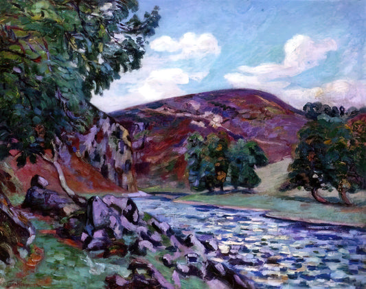 Van Arman: The AI Artist Redefining Contemporary Art Prints - Paysage à Crozant - 1900 by Arman