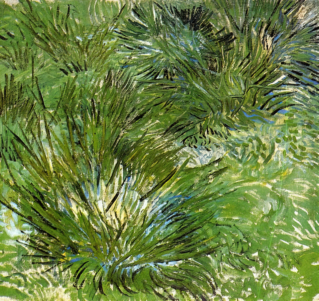 Van Gogh Japanese Collection: How Ukiyo-e Transformed a Master's Vision - Clumps of Grass by Vincent van Gogh