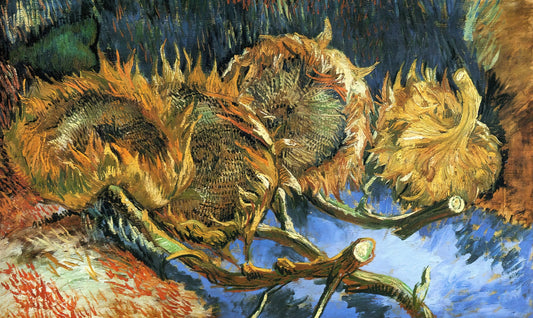 Van Gogh Poster Prints: A Curator's Guide to Museum-Quality Art for Your Home - Still Life with Four Sunflowers by Vincent van Gogh