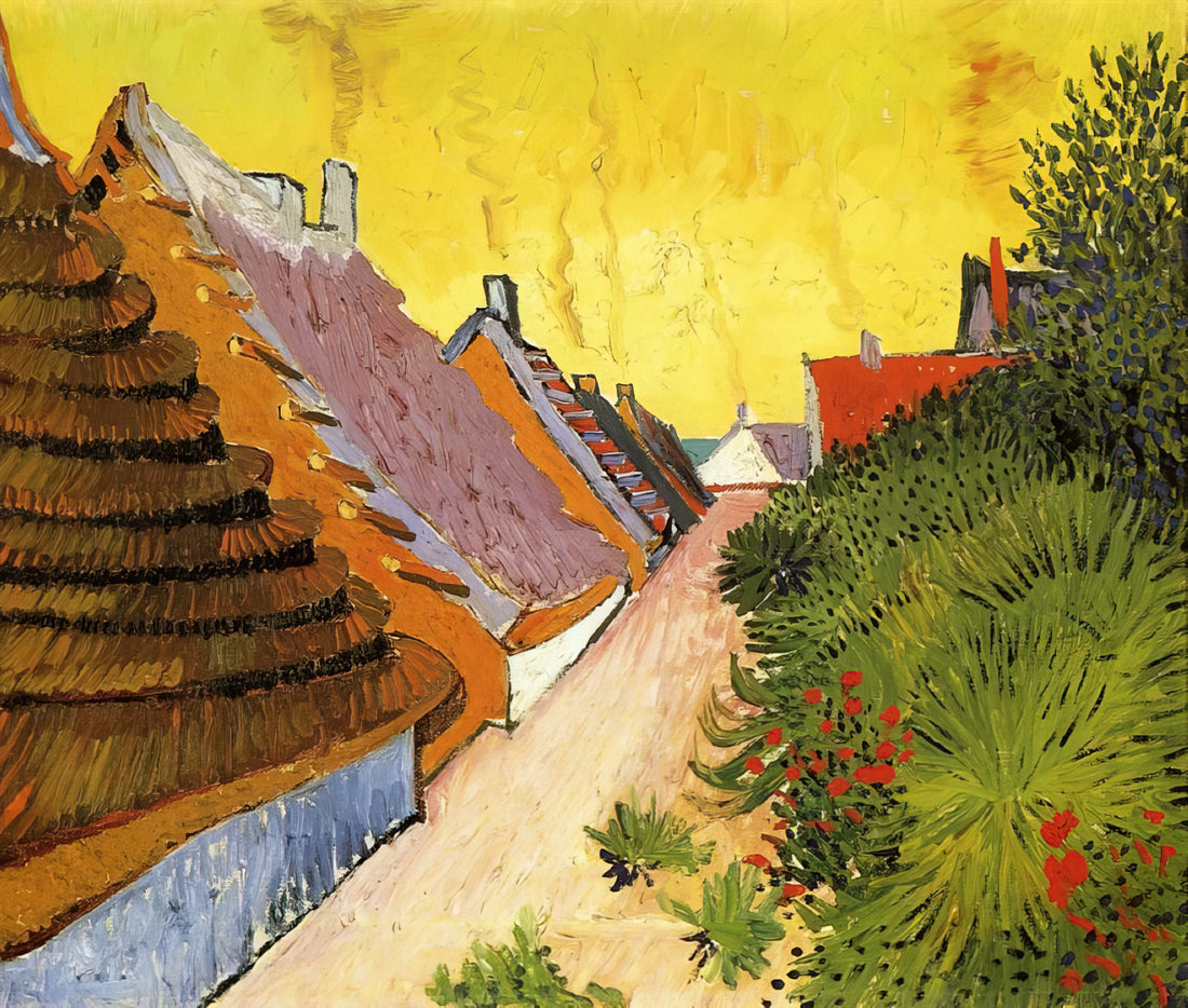 Van Gogh Prints and Posters: A Collector's Guide to Museum-Quality Reproductions - Street in Saintes-Maries by Vincent van Gogh