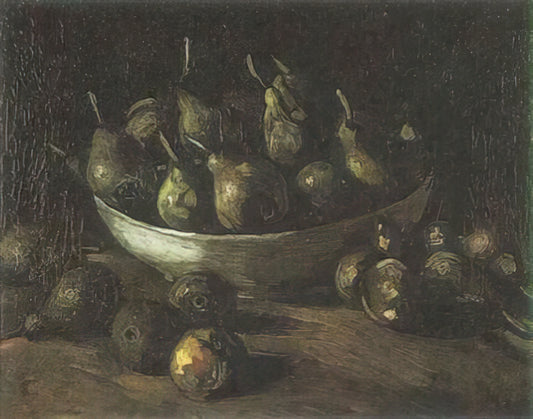 Van Gogh at the Museum of Modern Art: A Journey Through Modernist Vision - Still life with an Earthern bowl and pears by Vincent van Gogh