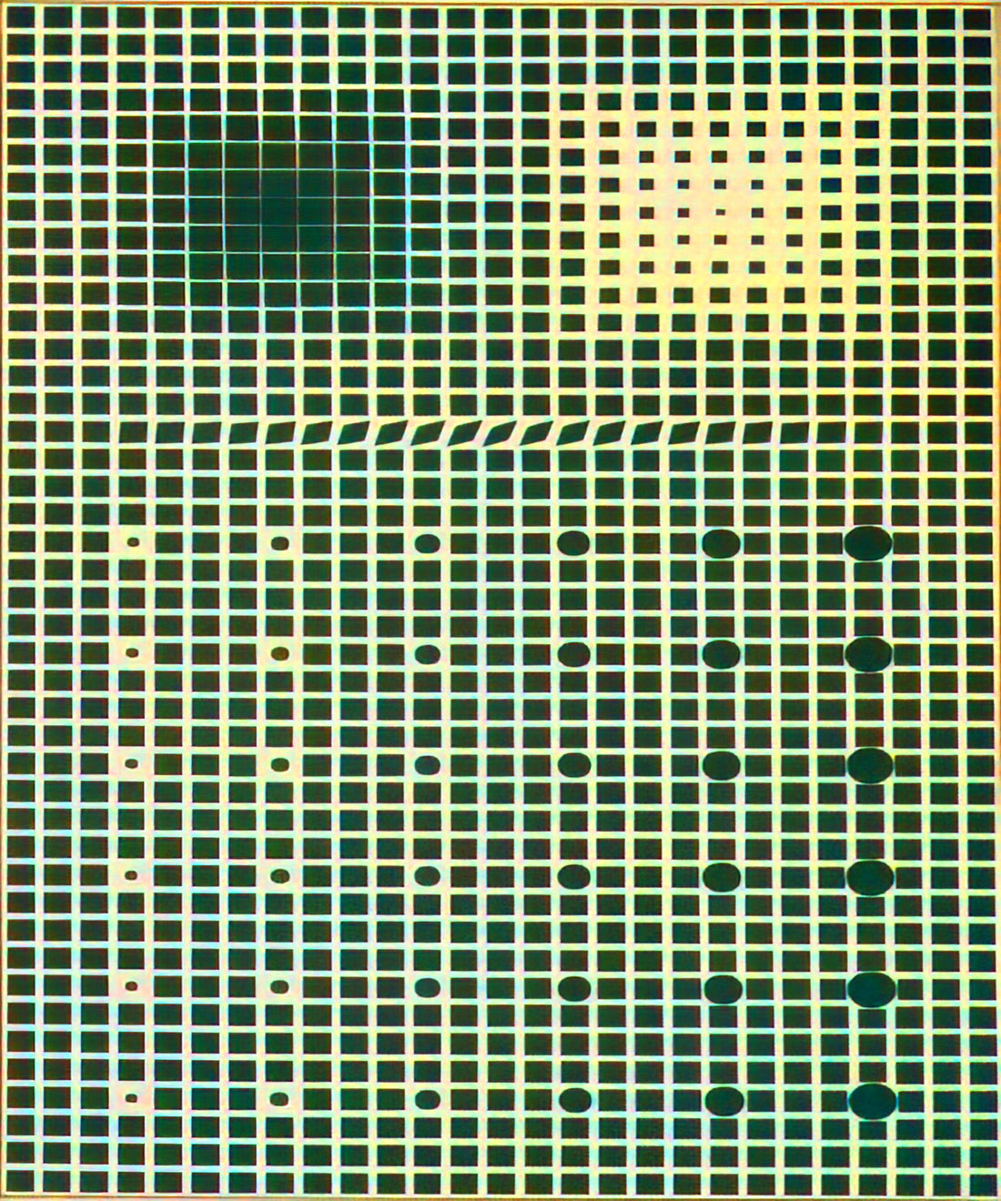 Victor Vasarely (1908-1997): The Visionary Pioneer of Op Art and Geometric Abstraction - Supernovae - 1961 by Victor Vasarely