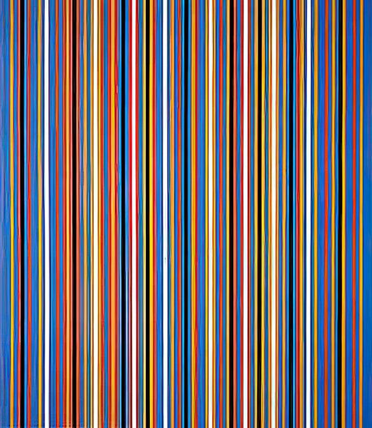Victor Vasarely and Bridget Riley: The Pioneers of Op Art Movement - RA 2 1981 by Bridget Riley