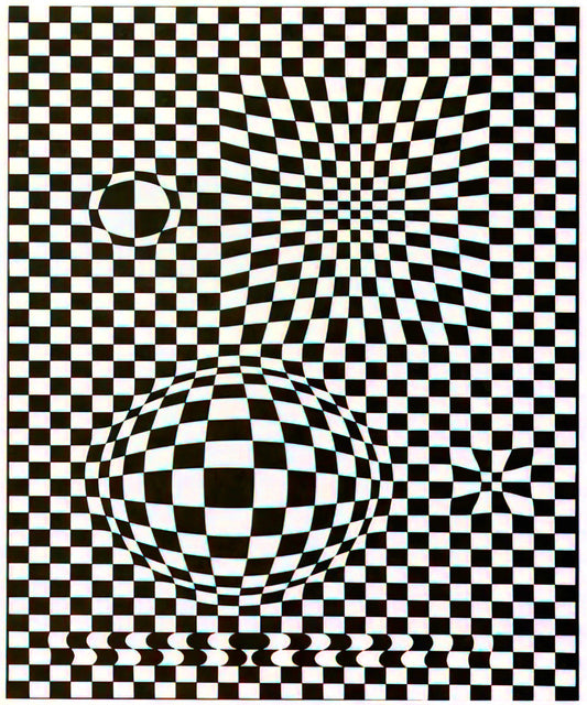 Victor Vasarely for Sale: A Guide to Acquiring Op Art Masterpieces - Vega - 1957 by Victor Vasarely